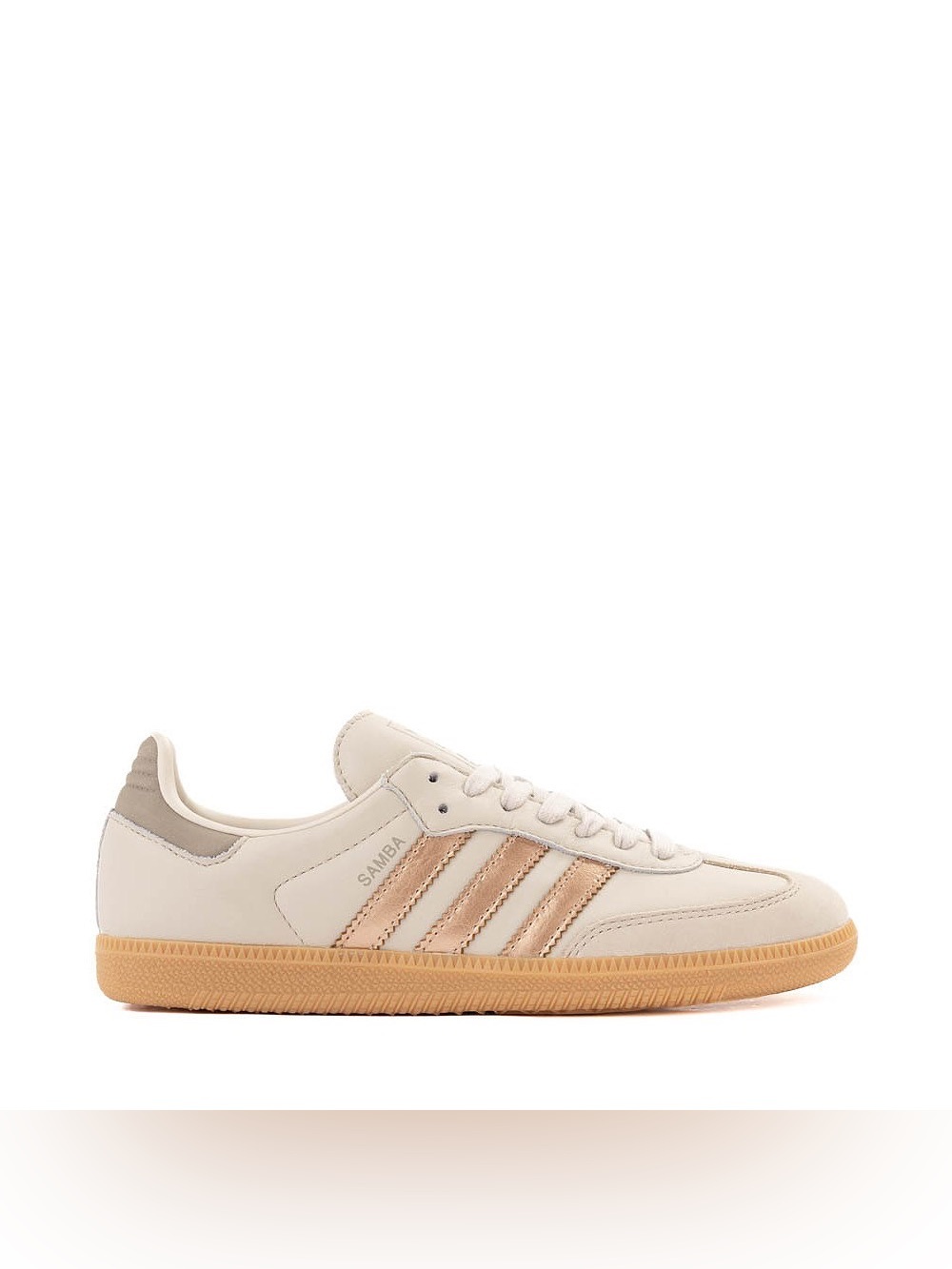 adidas Samba OG Athletic Shoe - Clear Brown / Copper Metallic / Putty Beige 9